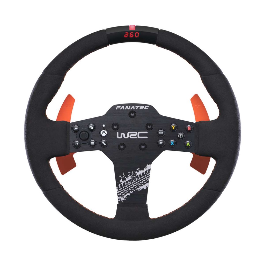 Fanatec R300 CSL WRC Steering Wheel Xbox 可拆式換檔撥片液晶麂皮圓盤方向盤面