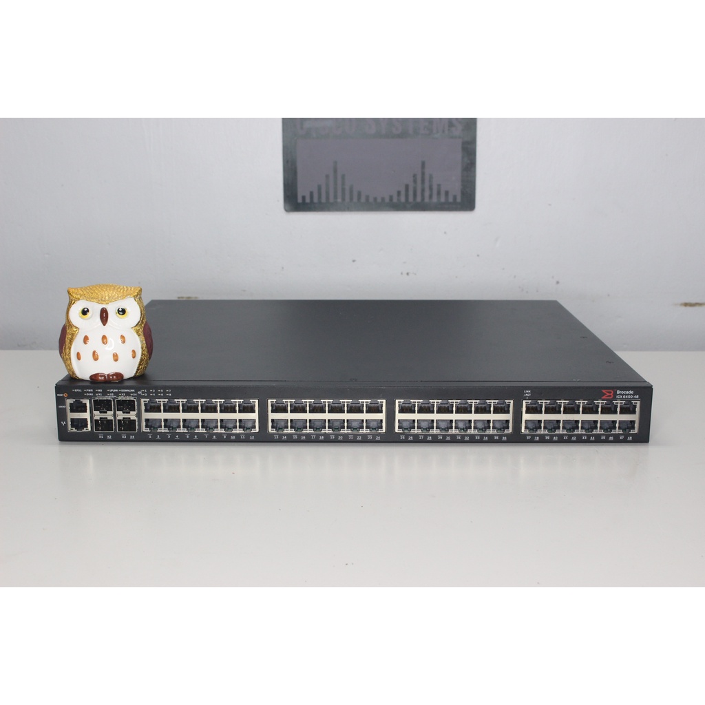 Brocade ICX6450-48 48-Port Gig Switch +4 X SFP Ports