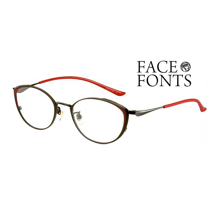 Face Fonts FF141 日本品牌眼鏡｜女文藝時尚純鈦超輕眼鏡框 女生品牌眼鏡框【幸子眼鏡】