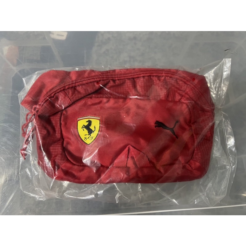 PUMA Ferrari 法拉利 Fanwear 小側背包 斜肩包 斜背包 側背包 07515501 紅 全新未拆封