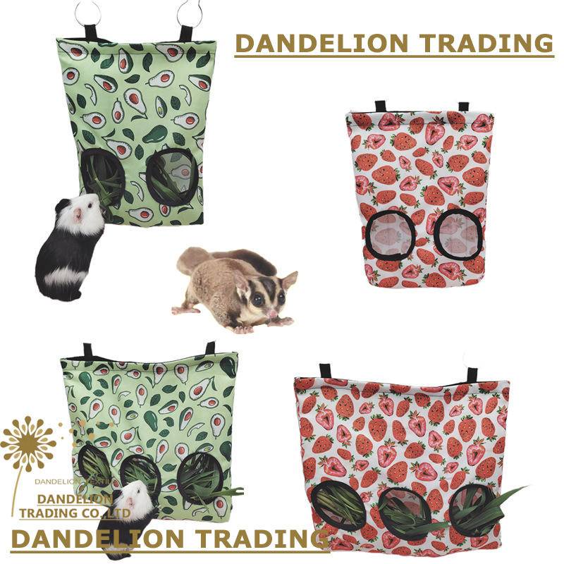 【DANDELION】兔子餵食袋龍貓荷蘭豬 鼴鼠喂草袋兔子乾草袋 竺鼠牧草袋 兔子草袋 布草袋 兔子草架 兔子布草架