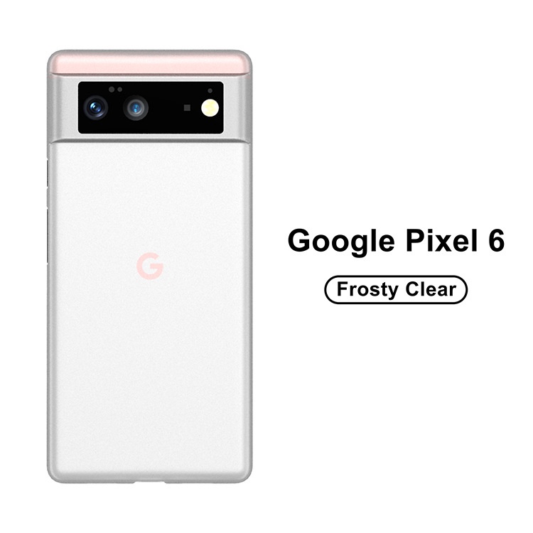 超薄裸机手感适用pixel 6保护壳谷歌6pro磨砂手机壳不留指纹厚度0.35mm薄如纸轻如羽毛完美贴机按键镂空