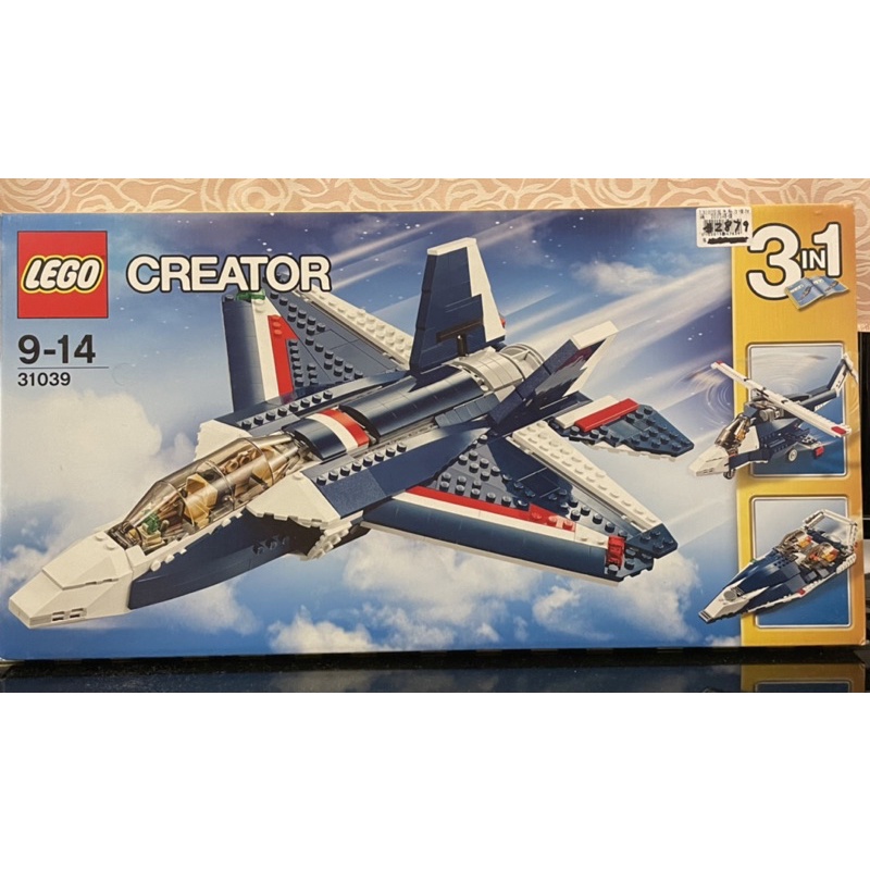 全新樂高✈️ Lego 31039 Creator系列 藍色動力噴射機