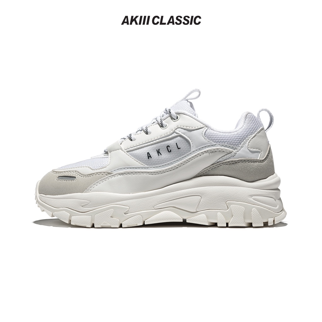 【AKIII CLASSIC】經典復刻中性老爹鞋 Urban Tracker _White Ivory | 韓版 男女