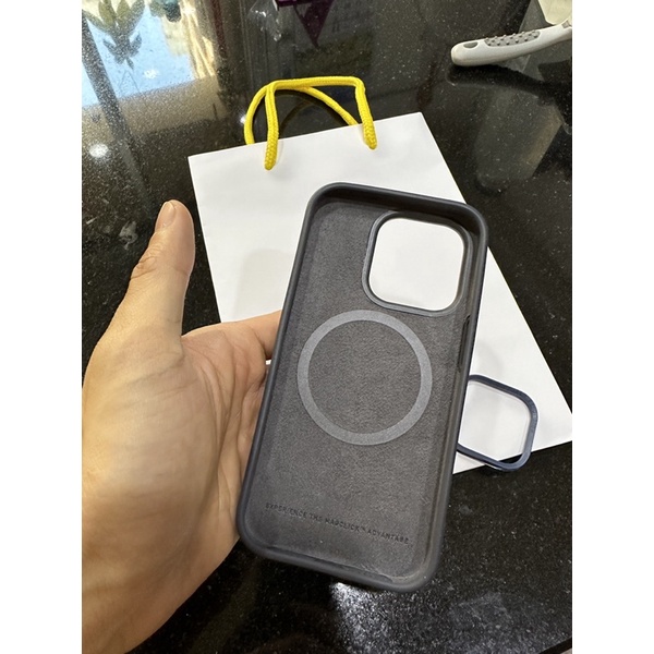 【UNIQ】iphone14 pro 液態矽膠防摔手機殼 支援MagSafe 黑色 i14 I phone 14 pro