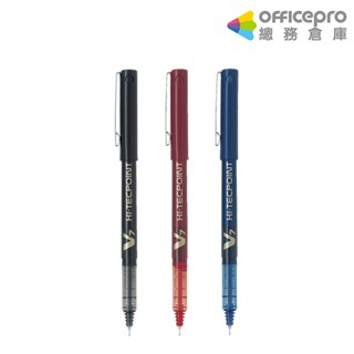 百樂PILOT直液鋼珠筆 0.7mm BX-V7 黑 紅 藍 可換式墨水 原子筆 鋼珠筆｜Officepro總務倉庫