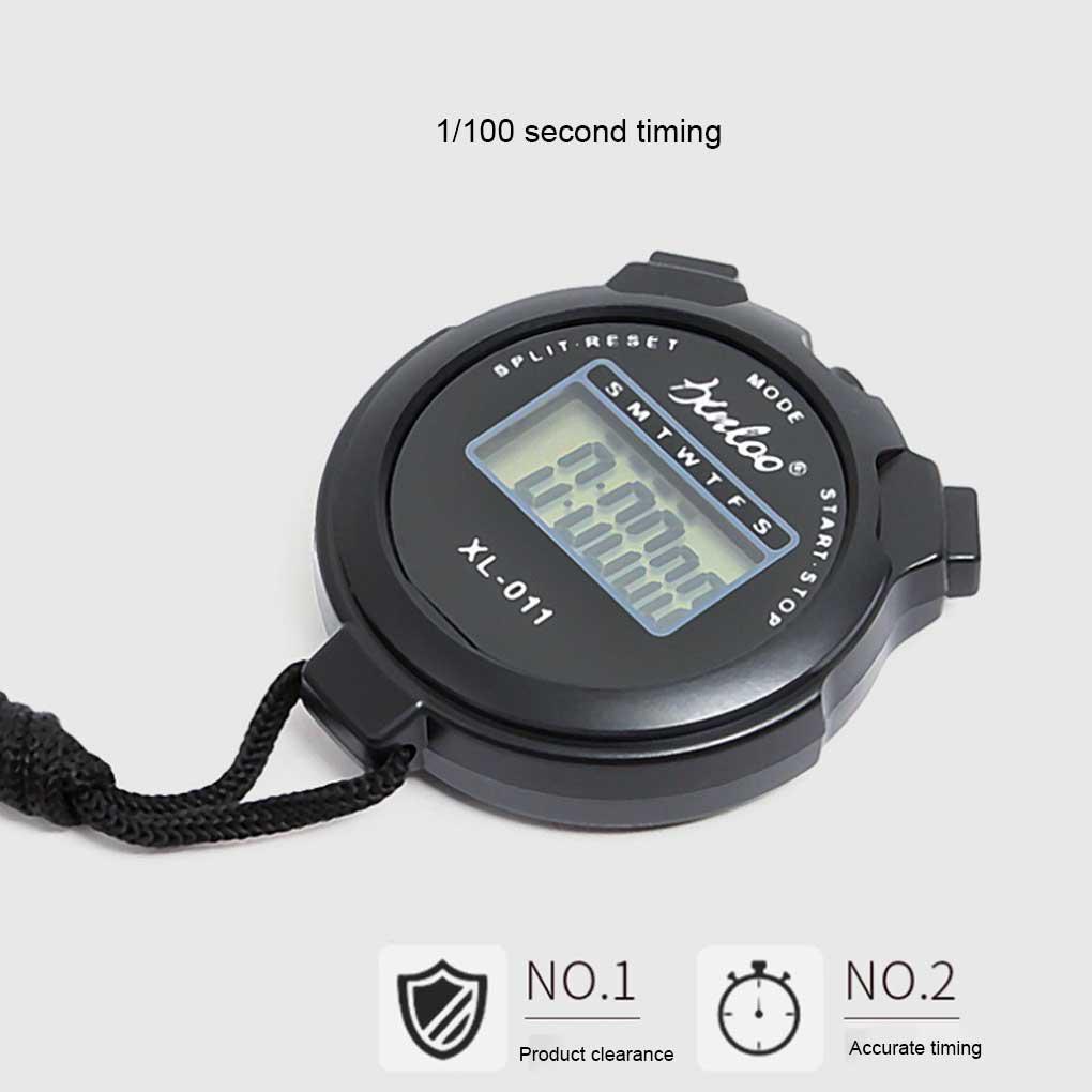 3 件運動秒錶多功能數字計時器計時碼表訓練