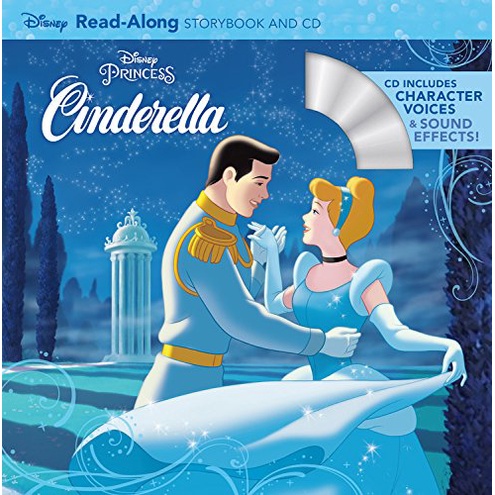 Cinderella Read-Along Storybook and CD/Disney Book Group【禮筑外文書店】