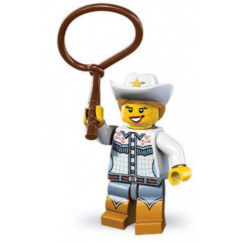 樂高 LEGO 8833 第8代 人偶包 4號 牛仔女 全新未拆封