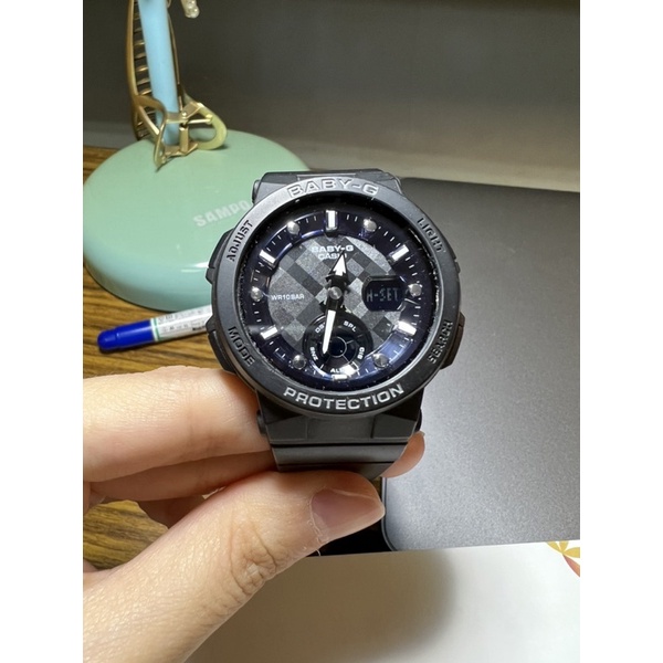二手 正版 CASIO卡西歐 BABY-G 女用錶 BGA-250-1ADR NO.5570 潛水錶 樹脂錶帶 防水手錶