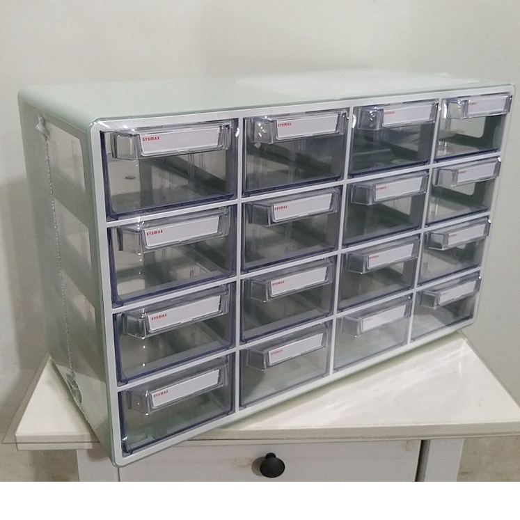 【築夢花世界】-COSTCO 好市多代購 Sysmax 彩色多用途16格收納盒