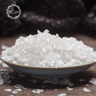 【滿159$出貨】 水晶手鍊消磁石 天然白水晶碎石 水晶淨化 消磁石50g