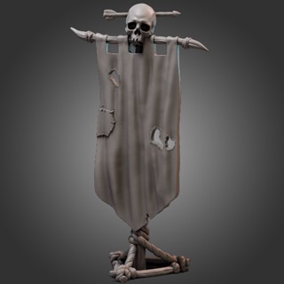 愛玩創意工作室~LOOT工作室~物件~Guild Banner~3D列印 戰棋