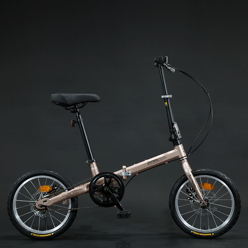 三河馬16寸折疊自行車超輕便攜自行車女上班小型自行車成人男單車 腳踏車 自行車 折疊腳踏車