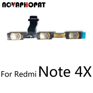 Novaphopat 音量按鈕電源開關開關按鈕排線適用於小米紅米 Note 3 4 4X 5 5A 6 7 8 8T 9