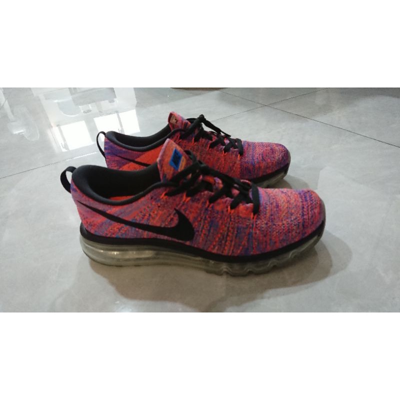 Nike Flyknit Air Max 360 彩虹編織 雪花編織 US9.5 27.5cm (620469-404)