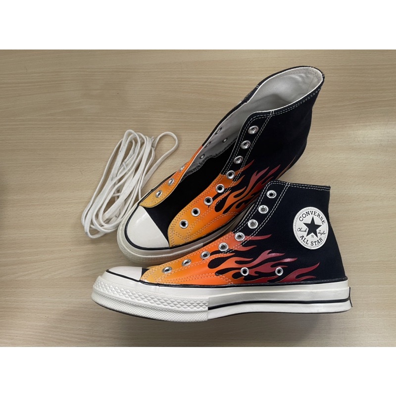 ᵀᶠ「二手」Converse Chuck All Star 70 黑色/火焰 1970 165024C