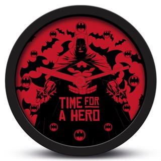 【蝙蝠俠】 (Time For a Hero) 主題桌上時鐘/鬧鐘/Batman