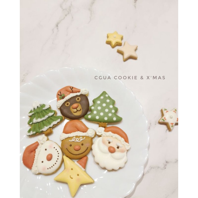 {CGua cookie} 聖誕節餅乾-聖誕糖霜餅乾、手工餅乾、造型餅乾、交換禮物