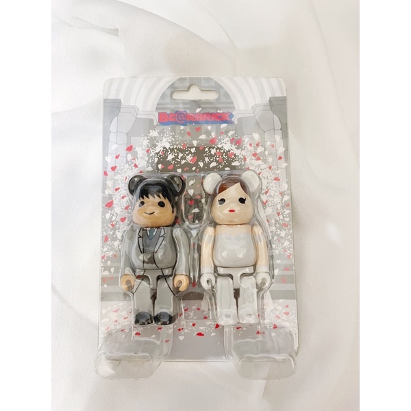 庫柏力克熊BEARBRICK  2013年結婚吊卡BE@RBRICK 100% set特惠出清