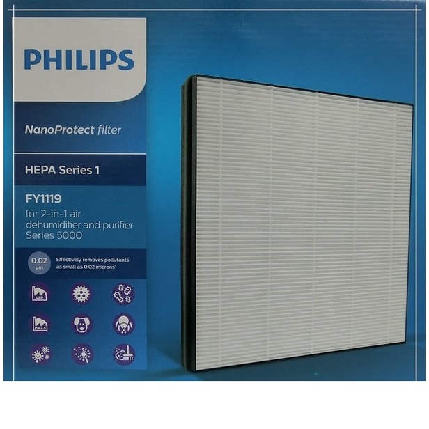 PHILIPS 飛利浦 奈米級勁護 HEPA 適用除濕機 DE5205 濾網 FY1119 / 此為濾網賣場