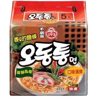 韓國 不倒翁 OTTOGI 海鮮風味烏龍拉麵1袋5包入