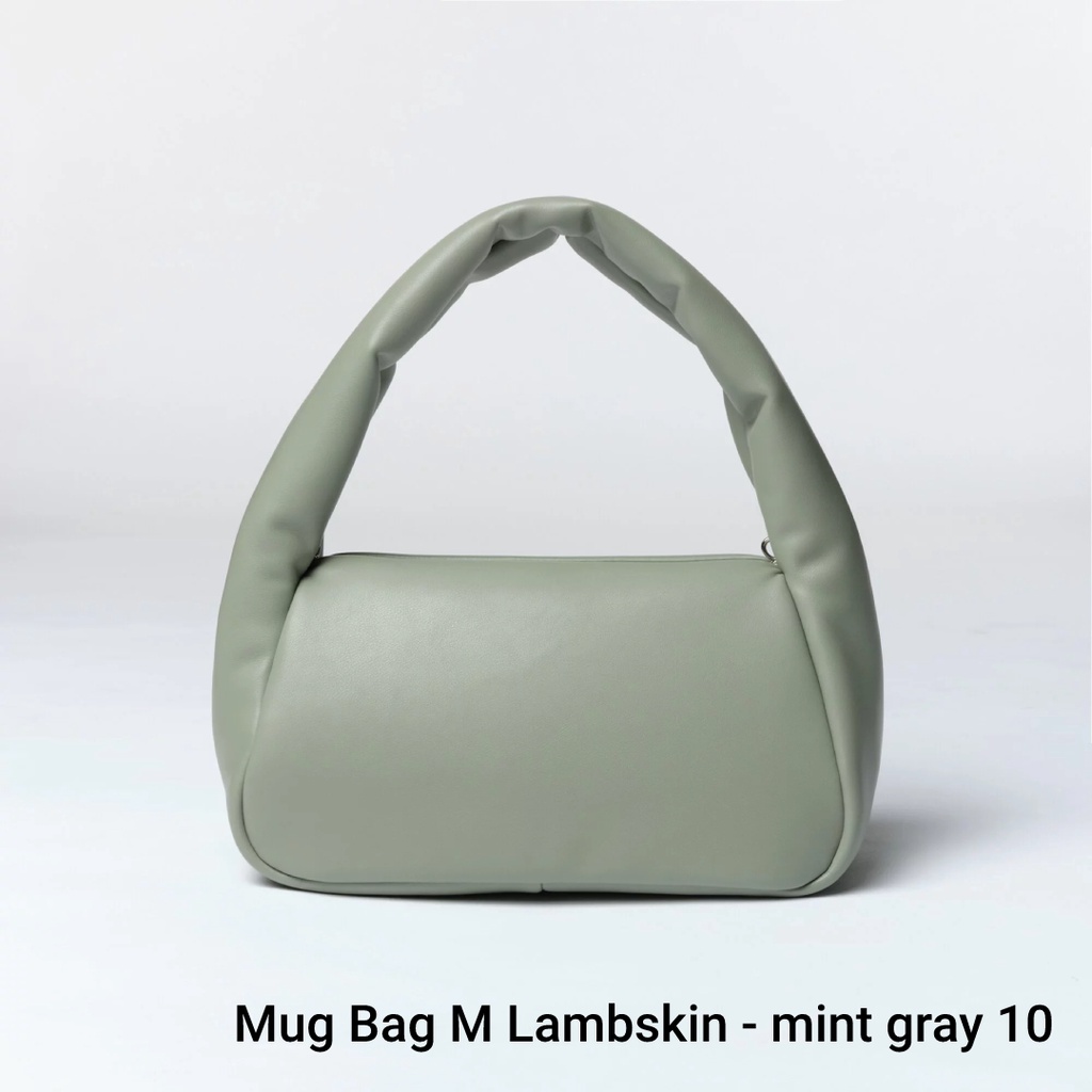 【SAMO ONDOH】Mug Bag M Lambskin-mint gray 10 台灣唯一正版代理 現貨 韓國包包