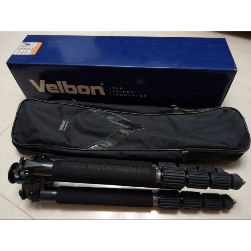 （二手）Velbon Neo Carmagne 540A碳纖維腳架加QHD-62Q雲臺