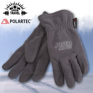 【SNOW TRAVEL】美國 Polartec Windbloc級 防風手套.彈性柔軟.透氣.防潑水_灰_AR-9