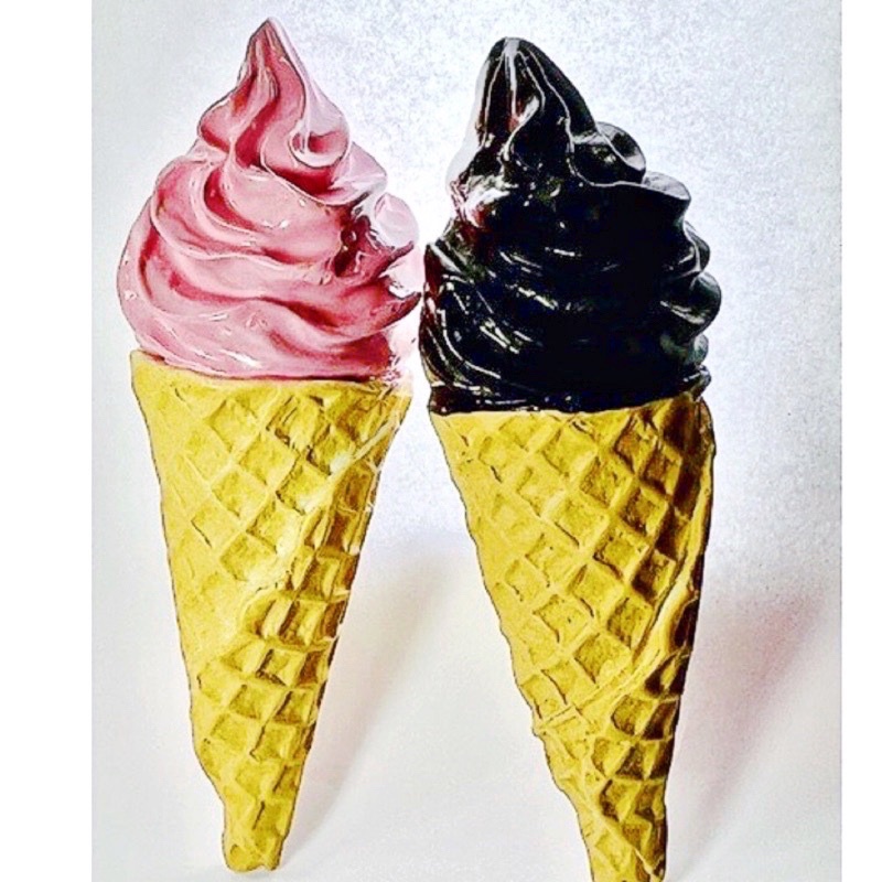 霜淇淋磁鐵、甜點磁鐵、冰箱貼、台灣文創、草莓霜淇林磁鐵、巧克力霜淇淋磁鐵、霜淇林、造型磁鐵