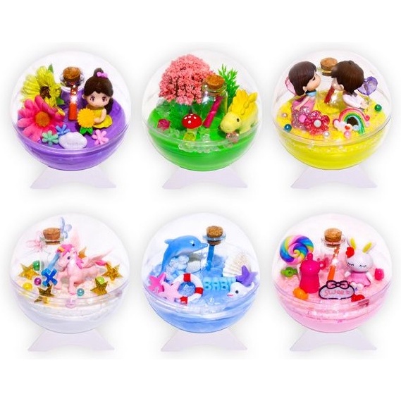 兒童玩具DIY水晶球微景觀材料盒(1組入) 款式可選【小三美日】DS010733