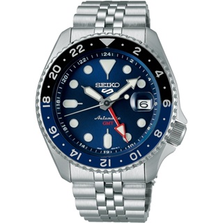 SEIKO 精工 5 Sports系列 GMT兩地時間 機械腕錶 (SSK003K1/4R34-00A0B