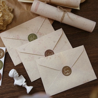 9張裝 復古碎花系列 信封信紙 學生 浪漫 文藝 信封紙套裝