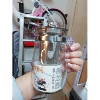 雅功夫泡茶杯【八號杯700ml】耐熱玻璃 304不鏽鋼濾杯