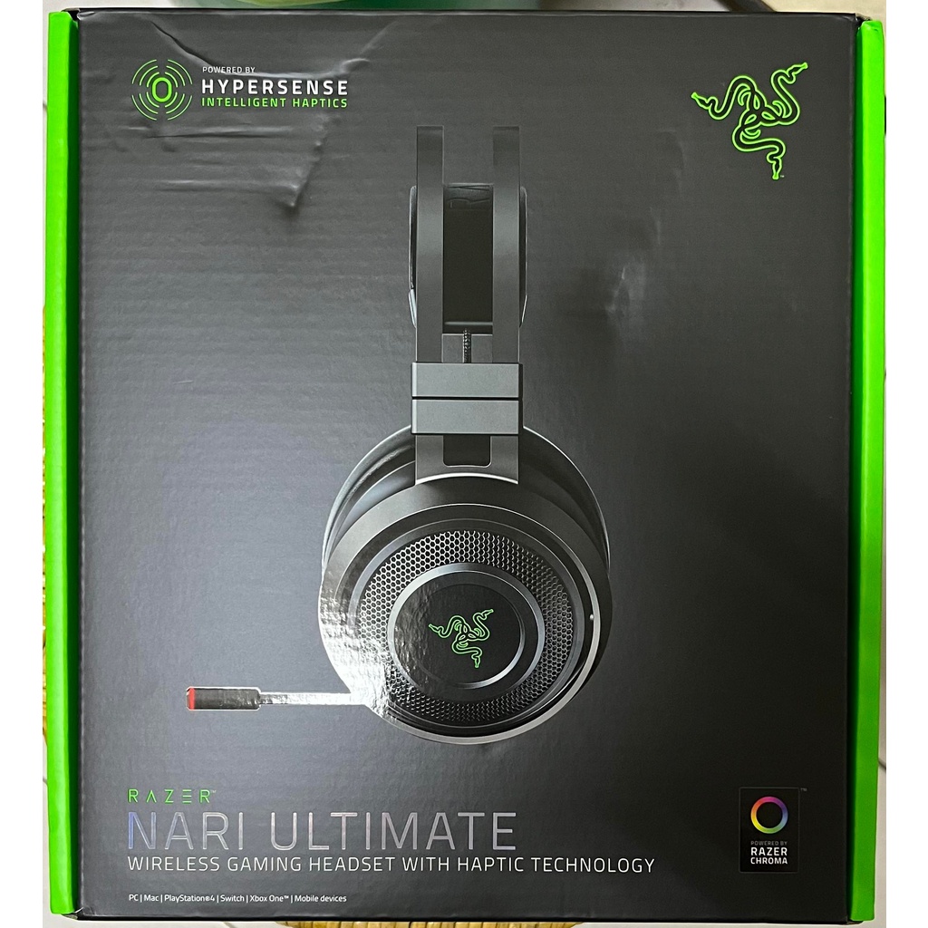 【現貨】雷蛇 Razer Nari Ultimate 影鮫終極版 無線耳機麥克風 電競