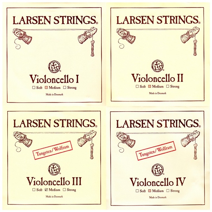 【路得提琴】丹麥Larsen Violoncello大提琴弦Soloist Medium 包裝單弦