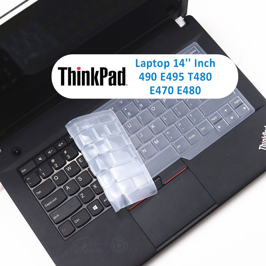 LENOVO 適用於聯想 ThinkPad 鍵盤保護套 490 E495 T480 E470 E480 T14 筆記本電
