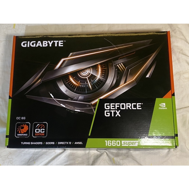 技嘉顯示卡 GTx 1660 SUPER OC 6G 1660s 保固到2024年04月