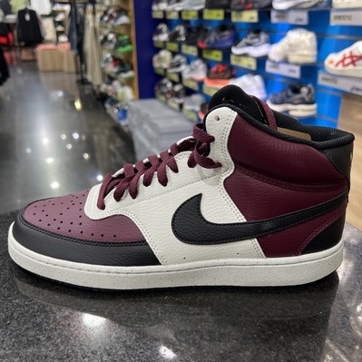 NIKE Court Vision Mid NN 男款 高筒 運動 休閒鞋 DN3577-600 紫黑 復古