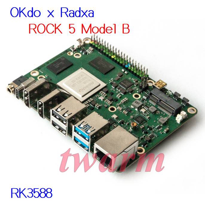 （現貨）OKdo x Radxa【ROCK 5B】8GB RAM單板電腦，RK3588 Cortex-A76