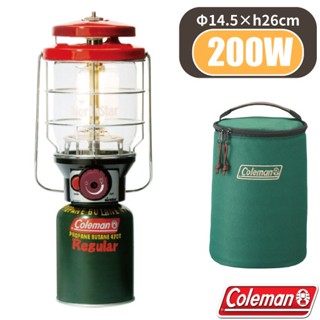 【Coleman】經典2500北極星瓦斯燈(200W).汽化燈.露營燈/附手提燈盒.適野營.釣魚 紅色 CM-5521