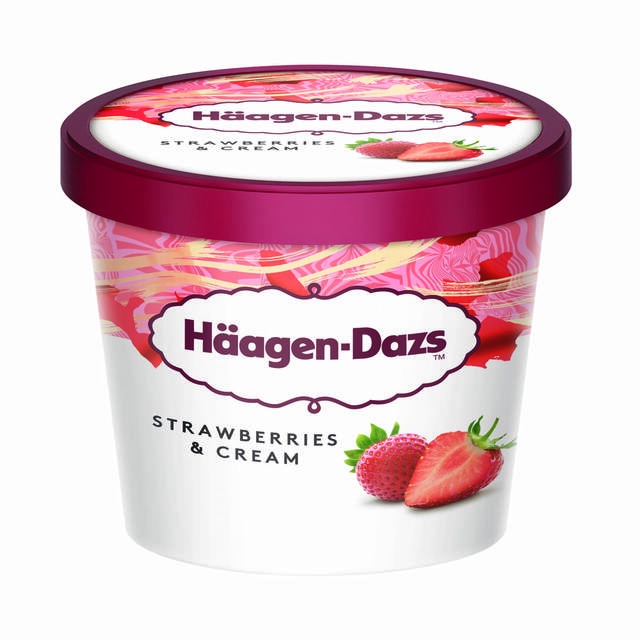 Haagen Dazs 哈根達斯 冰淇淋106ml/杯 小杯裝 焦糖/草莓/香草