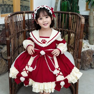秋冬裝女童洛麗塔公主裙兒童lolita生日禮服裙子兒童蘿莉塔連衣裙Fashion SHOP