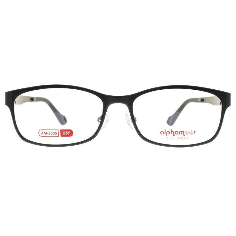 Alphameer 光學眼鏡 AM3505 C61  韓國塑鋼方框款 極作淬鍊-X系列 眼鏡框 - 金橘眼鏡