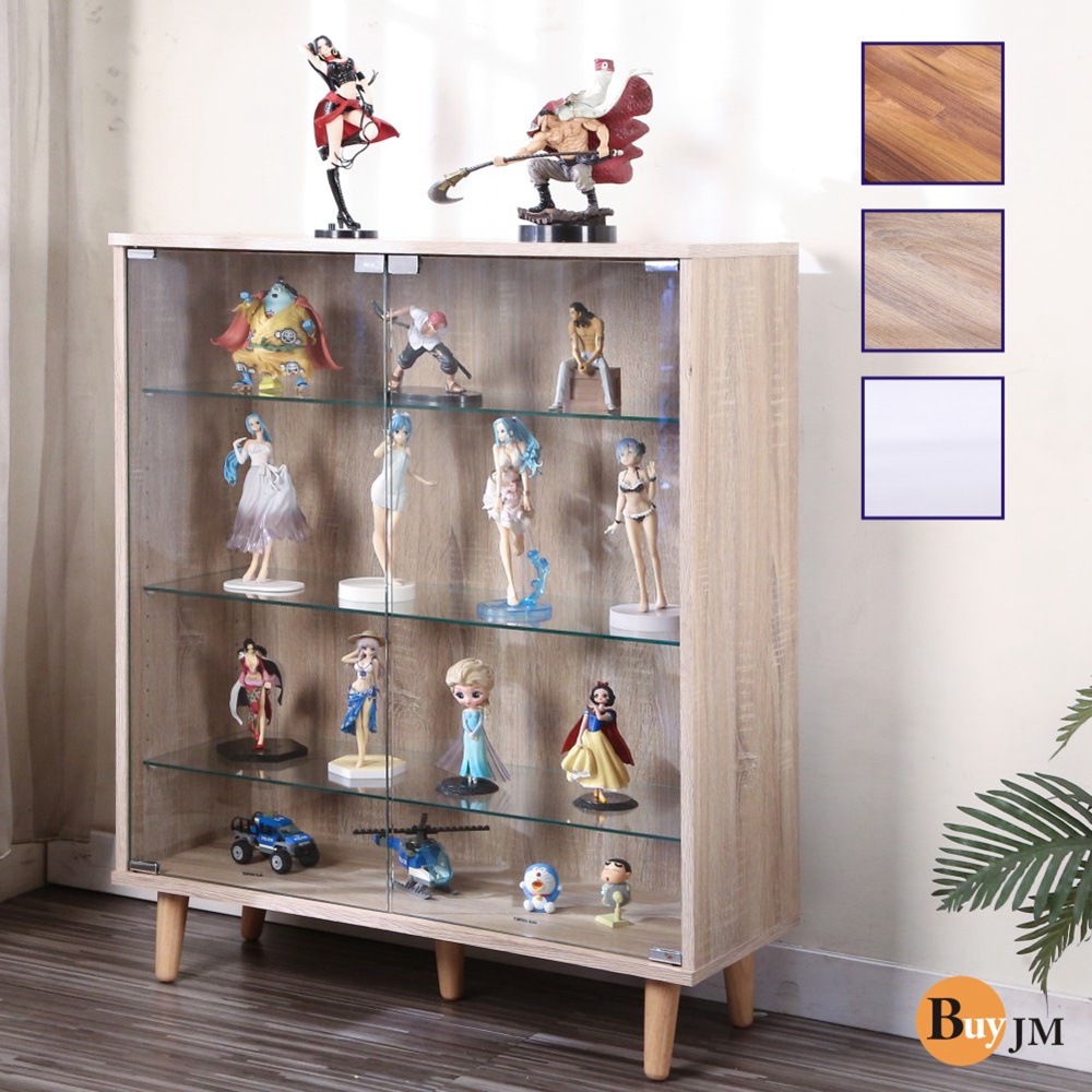低甲醛加寬版80公分模型公仔玻璃展示櫃 公仔櫃 收納櫃 玻璃櫃 置物櫃 櫥櫃 GK BO041