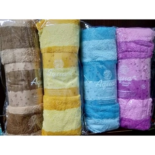 百鈴雪尼爾Aqua繽紛色彩舒適巾-大浴巾