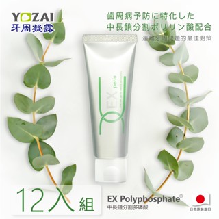 【日本製】YOZAI牙周凝露 60g(12入) 牙齒的保養品(牙齦護理/除菌/牙周病對策/淨化口腔/抗敏感)~臺灣總代理