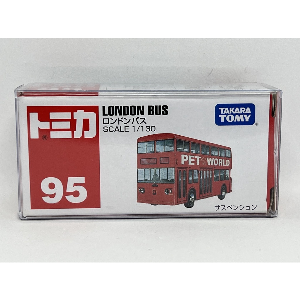 ～阿元～ Tomica NO.95 London Bus 多美小汽車 正版 贈收納膠盒