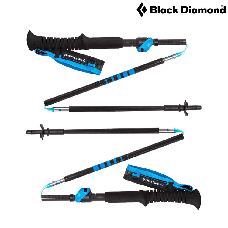 Black Diamond DISTANCE CARBON FLZ 超輕量碳纖維折疊登山杖 112204 折疊杖