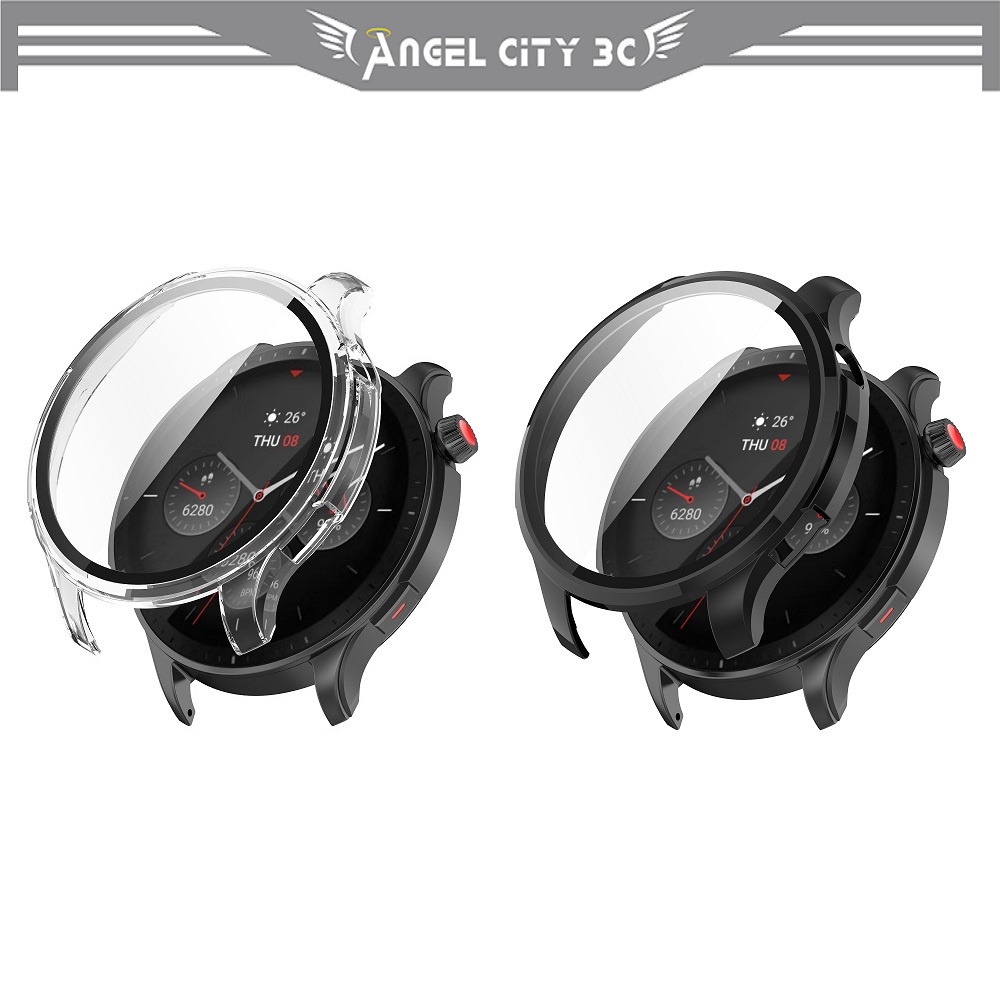 AC【PC+鋼化玻璃一體錶殼】華米 Amazfit GTR 4  / GTR4 全包 手錶 保護殼 硬殼
